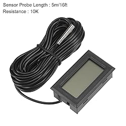 uxcell Digital Thermometer -50 to 110 Degree 10K