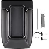 SCITOO Center Console Lid fit for 1999-2007 For Chevy Silverado Dark Grey | fit for 1999-2007 for Avalanche, Suburban, For GMC Sierra, Yukon|OEM 19127364, 19127365, 19127366|Center Console Cover