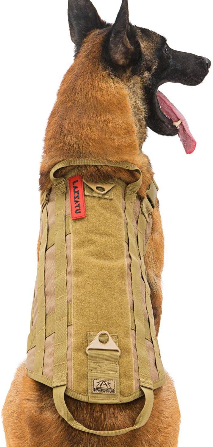 military style service dog vest