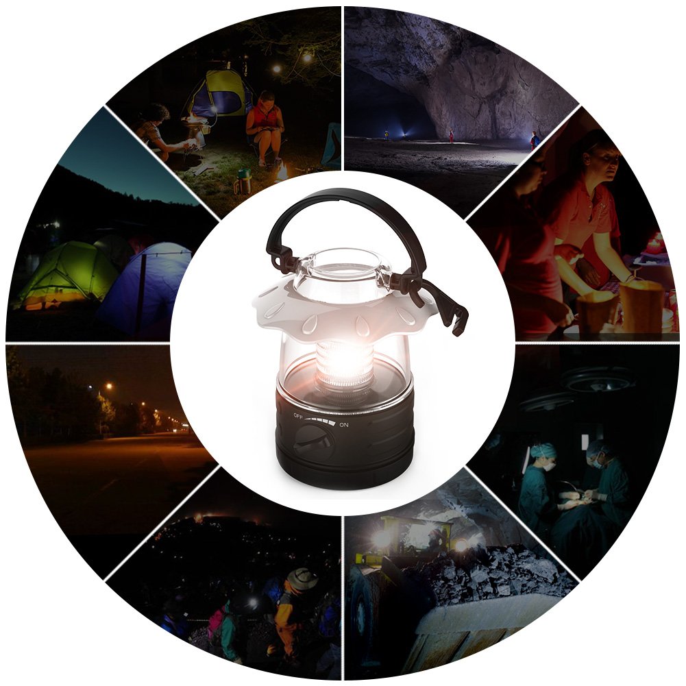 Ultra Bright LED Lantern Camping Collapses Handle For Hiking ,Outdoors,Emergencies