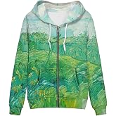 Showudesigns XS-5XL Zip Up Hoodie for Women Sweatshirt Pullover