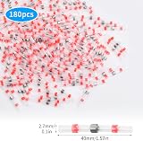Tinsellns 180Pcs Solder Seal Heat Shrink Wire Connectors 22-18 AWG Waterproof view 2