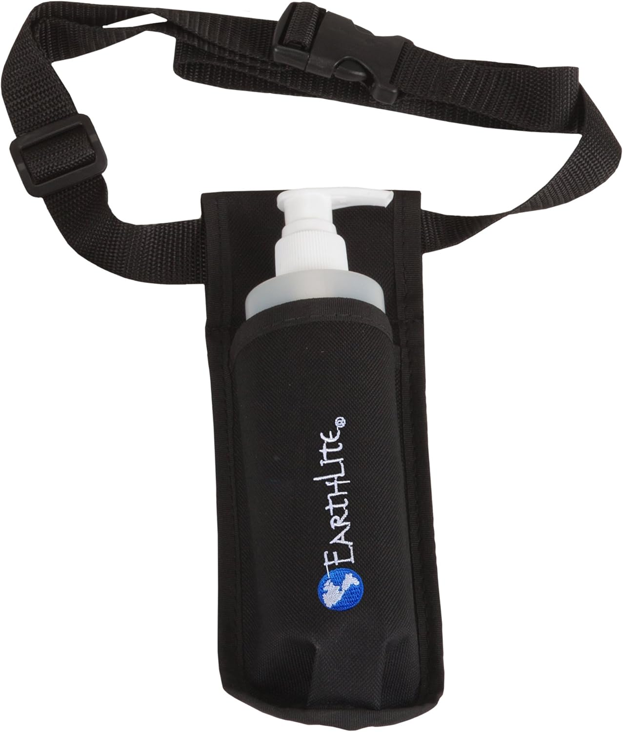 EARTHLITE Massage Bottle Holster Double Kit - Incl. 2 Bottles & Heavy Duty, Adjustable Double Holster for Massage Oil & Massage Lotion (2x 8oz): Health & Personal Care