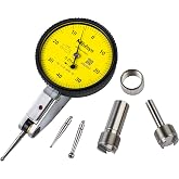 Mitutoyo 513-404-10A DIAL TI, MID, STD 0.8 mm, 3 &mu;m Accuracy, 0.01 mm, Yellow