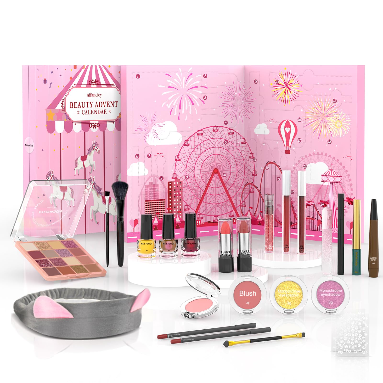 Christmas Beauty Advent Calendar 2025 For Women and Girls With 24 Makeup Calendar, Beauty Calendar With Wide Range of Beauty Products For Her
