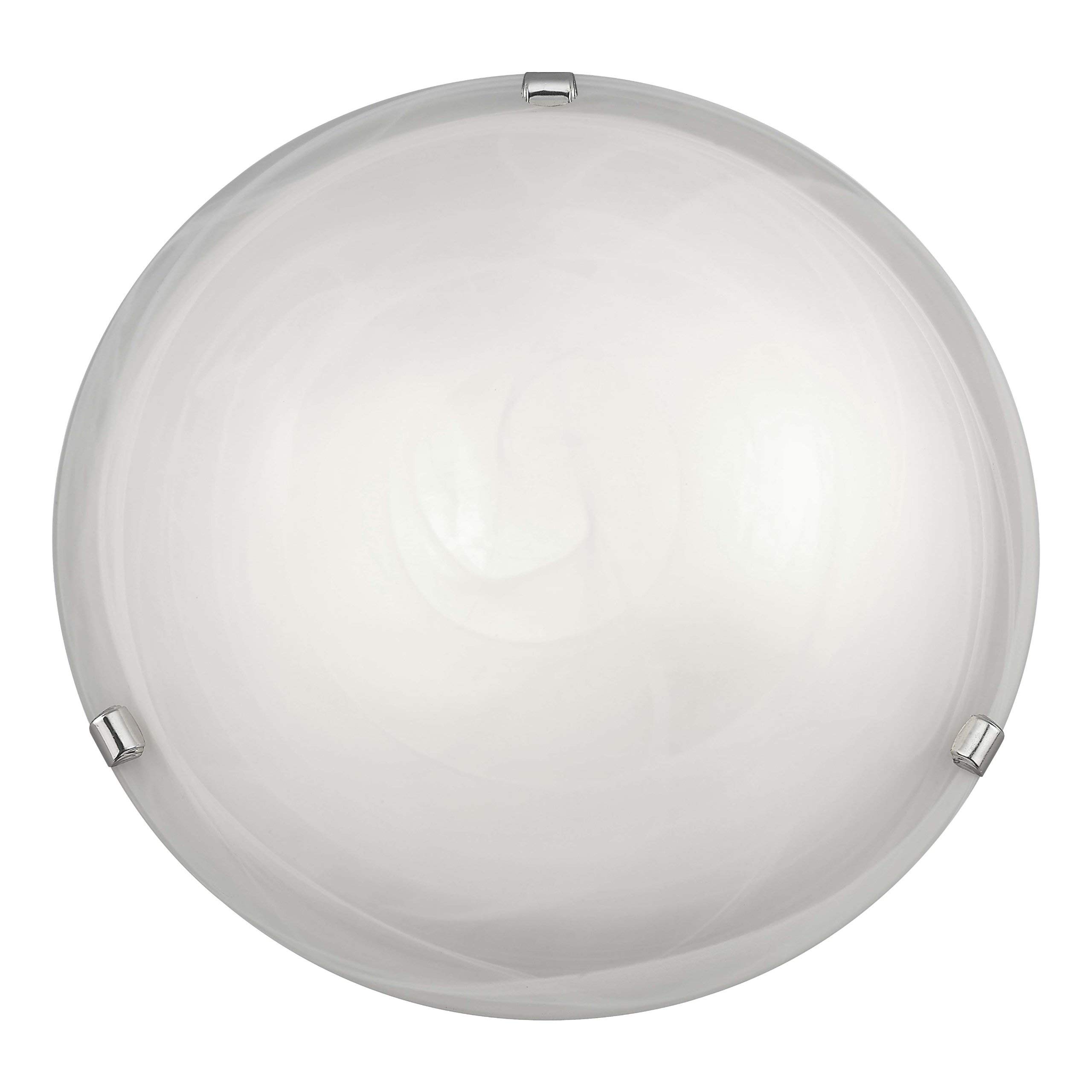 Brilliant Mauritius Wall and Ceiling Light 2X E27 Maximum 53 W Metal/Glass White 90104/05