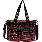 Goth Punk Messenger Bag, Emo Gothic Shoulder Bag
