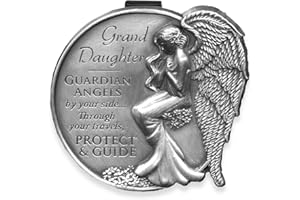 Angelstar 15686 Granddaughter Guardian Angel Visor Clip Accent, 2-1/2-Inch, Grey