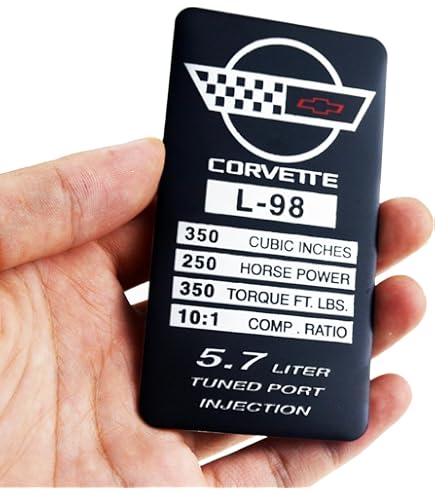 Amazon.com: 1Pc C4 Corvette 1992 LT1 Soup Engine ID Spec