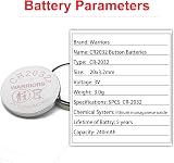 Warriors CR2032 3V Lithium Coin Battery 240mAh 10 Pack Child Safe Pack view 3