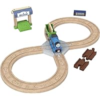 Thomas & Friends Wooden Railway Toy Train Set Figure 8 Track Pack with Thomas Wood Engine for Preschool Kids Ages 3+ Years