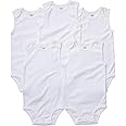 Carter's 5-pack Baby Unisex White Sleeveless Bodysuits