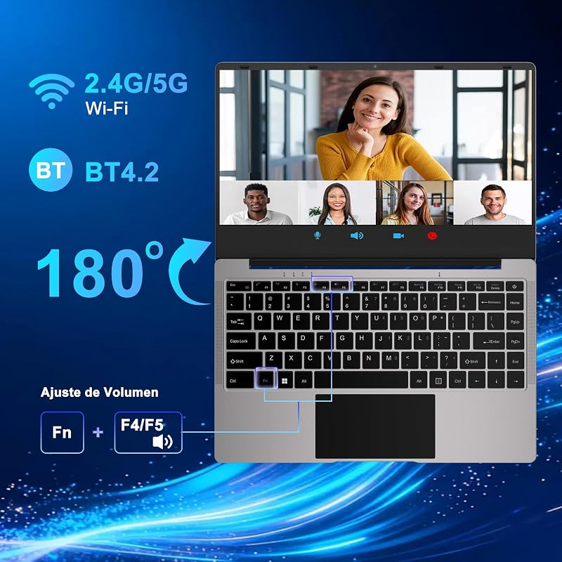 2026 Ordenador Portátil 14" Win11 8GB 256GB SSD  - Gris
