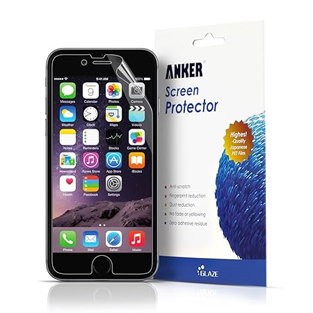 Anker 6 Pack Ultra Clear High Response Hd Screen Protector For Iphone 6 4 7 Inch Xtreme Scratch Defender Lifetime Warranty Amazon In Computers Accessories