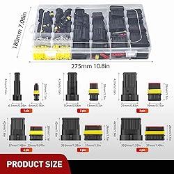 Nilight 622PCS 1 2 3 4 5 6 Pin Electrical Connector