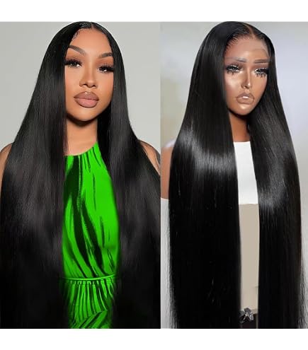 Amazon.com : OWNROSE 30 Inch 13x6 Lace Front Wigs Human Hair  display picture 3