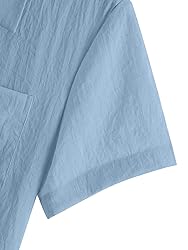 ZAFUL Men's 2 Pieces Shirt Set Short Sleeve Button