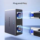 UGREEN Ethernet Splitter 1 to 2 1000Mbps USB-C Power Cable LAN RJ45 view 3