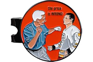 SPORTY BUFF Golf Ball Marker with Magnetic Hat Clip - Funny Golf Gift