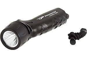 TRUSCO Princeton Tec League 420 Lumen Maxbright LED Spot Beam Light, IPX8 Water Resistance and 3.5 Hour Burn Time, Essential for Scuba Diving/Free Diving, Hiking, Camping and Trade Work, Black
