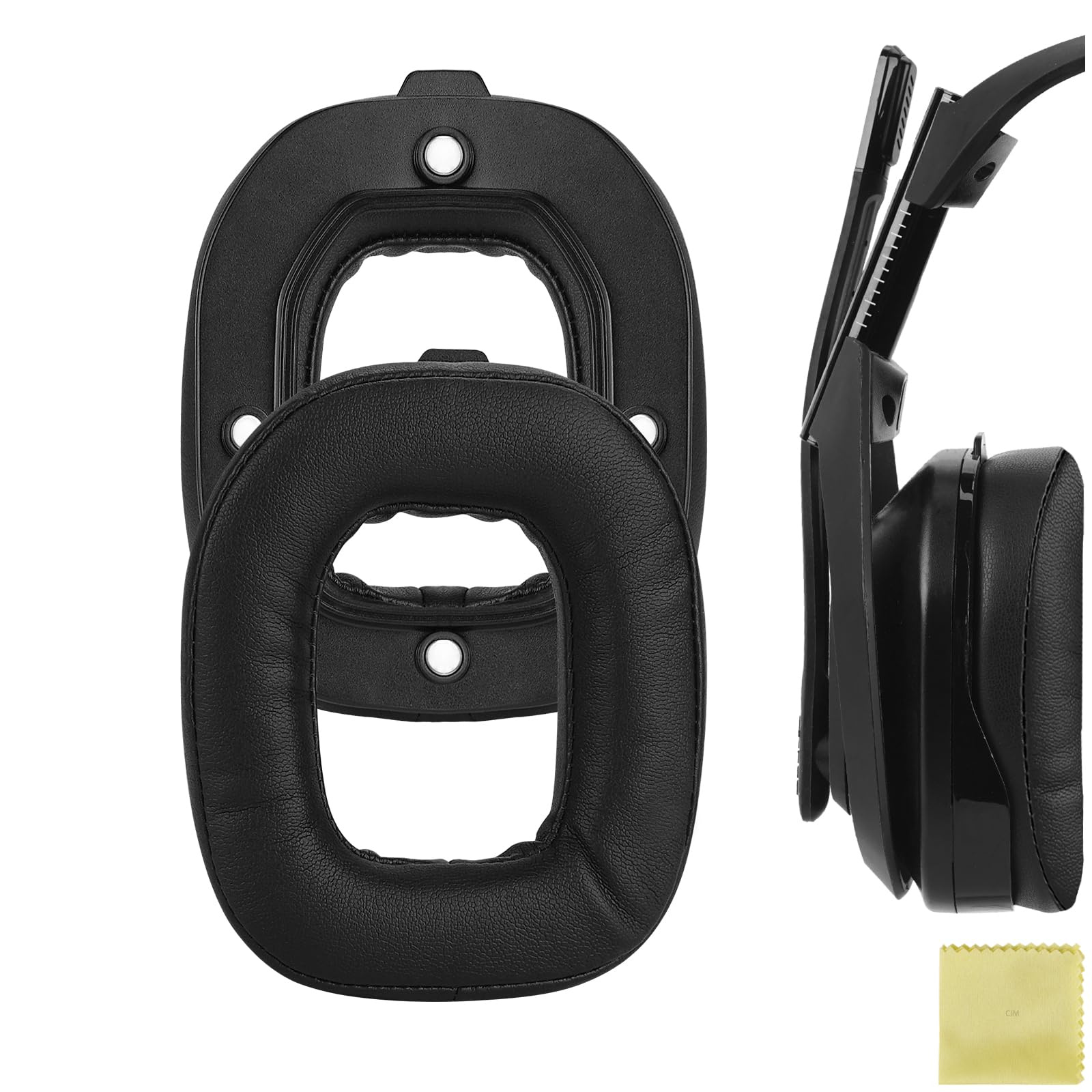 Geekria Replacement Ear Pads for Astro A40 TR Headphones Ear Cushions, Repair Parts (Black)