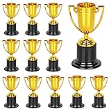 WINKIO Mini Trophies, 12 Pack Gold Trophy