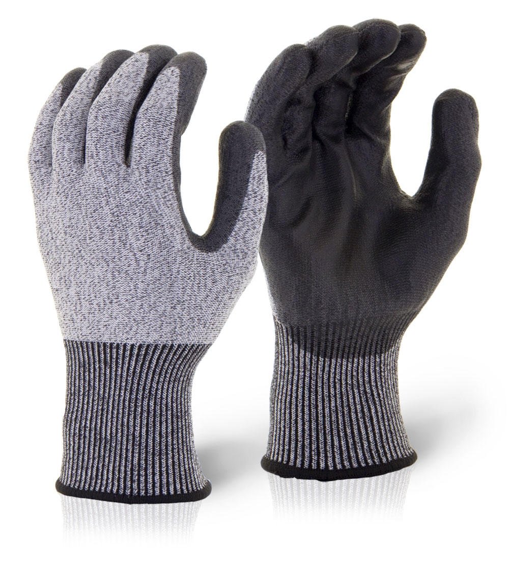 PU COATED CUT 5 GLOVE BLACK S