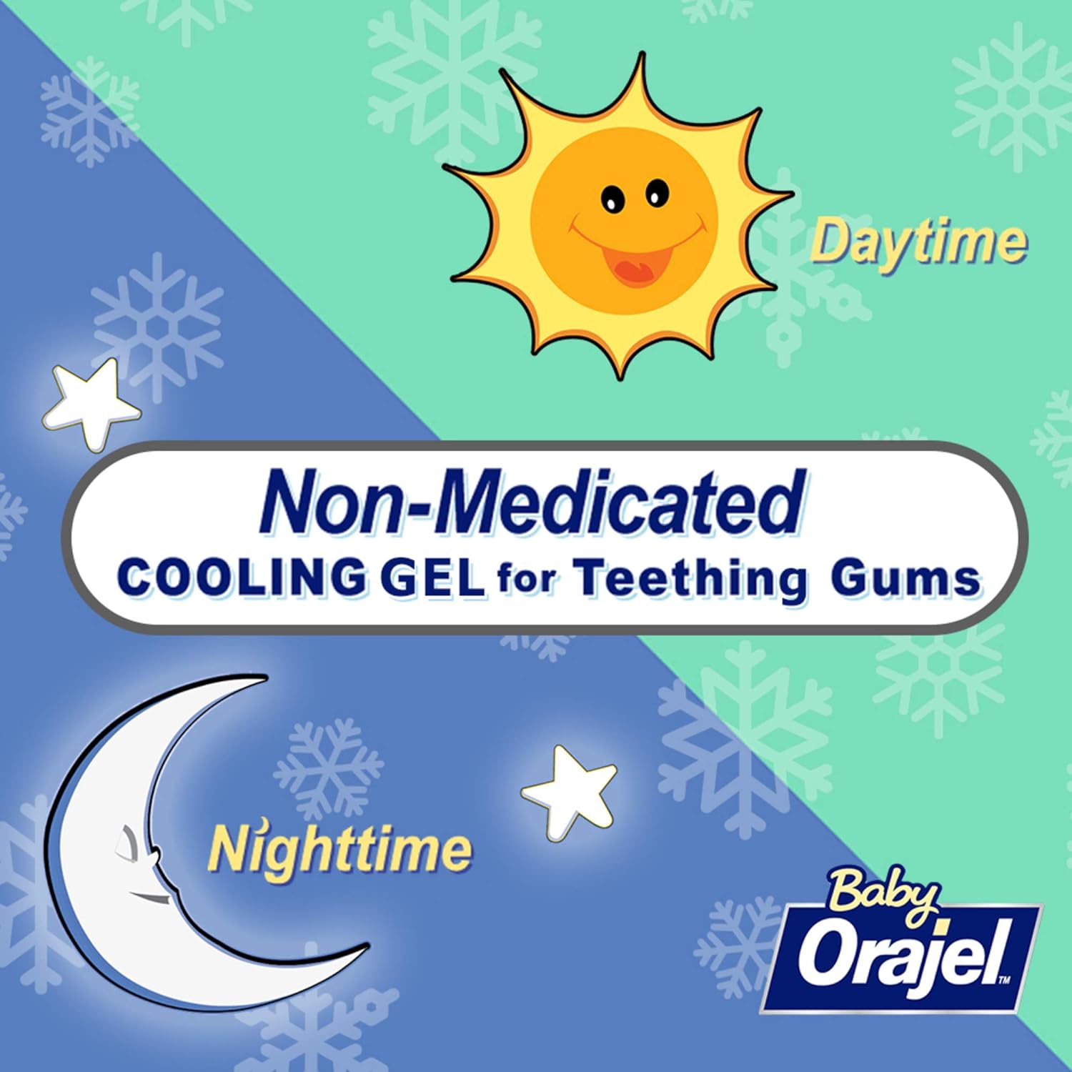 Baby Orajel, Non-medicated Cooling Gels for Teething, 2 Tubes: Beauty