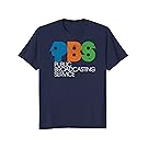 Mens PBS Vintage Logo Distressed Small Navy