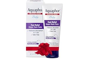 Aquaphor Baby Diaper Rash Paste - For Serious Diaper Rash and Flare-ups - 3.5 Oz. Tube