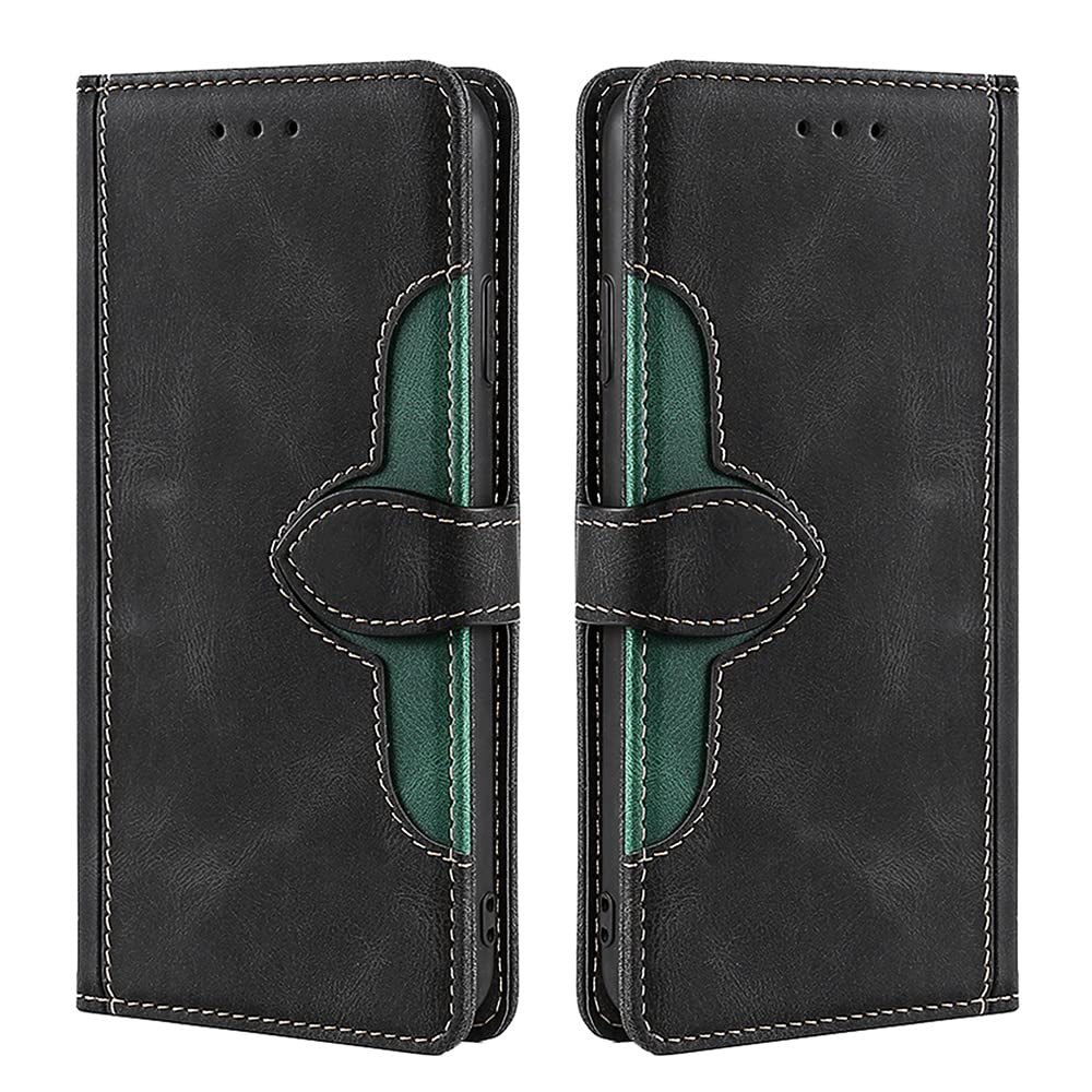 Case for VIVO X100 Pro 5G, [Card Slots] [Kickstand], VIVO X100 Pro 5G Case, VIVO X100 Pro 5G Wallet Case(Black)