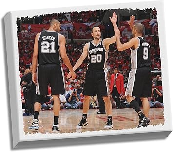 Amazon Co Jp トニー パーカーspurs Big 3つhigh Five ストレッチキャンバス スポーツ アウトドア