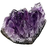 Rockcloud Natural Purple Amethyst Quartz Crystal
