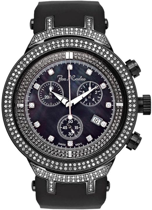Amazon Com Joe Rodeo Diamond Men S Watch Master Black 2 2 Ctw Watches