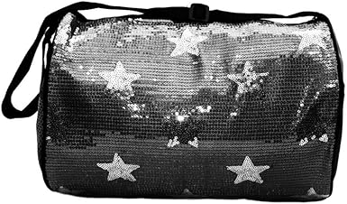 sequin duffle bag