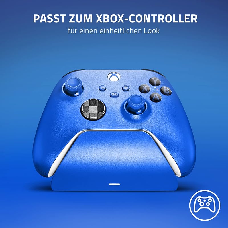 Universelle Schnellladestation - Schnellladegerät für Xbox-Controller (Universelle Kompatibilität, Magnetkontaktsystem, Passend zu jedem Xbox-Controller) Pulse Red