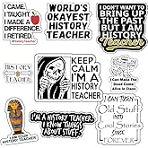 1step2dream 50 Funny History Stickers for Teachers,Funny & Witty Design for Teacher, Gift for History Teacher,History Decal for Classroom Decorations