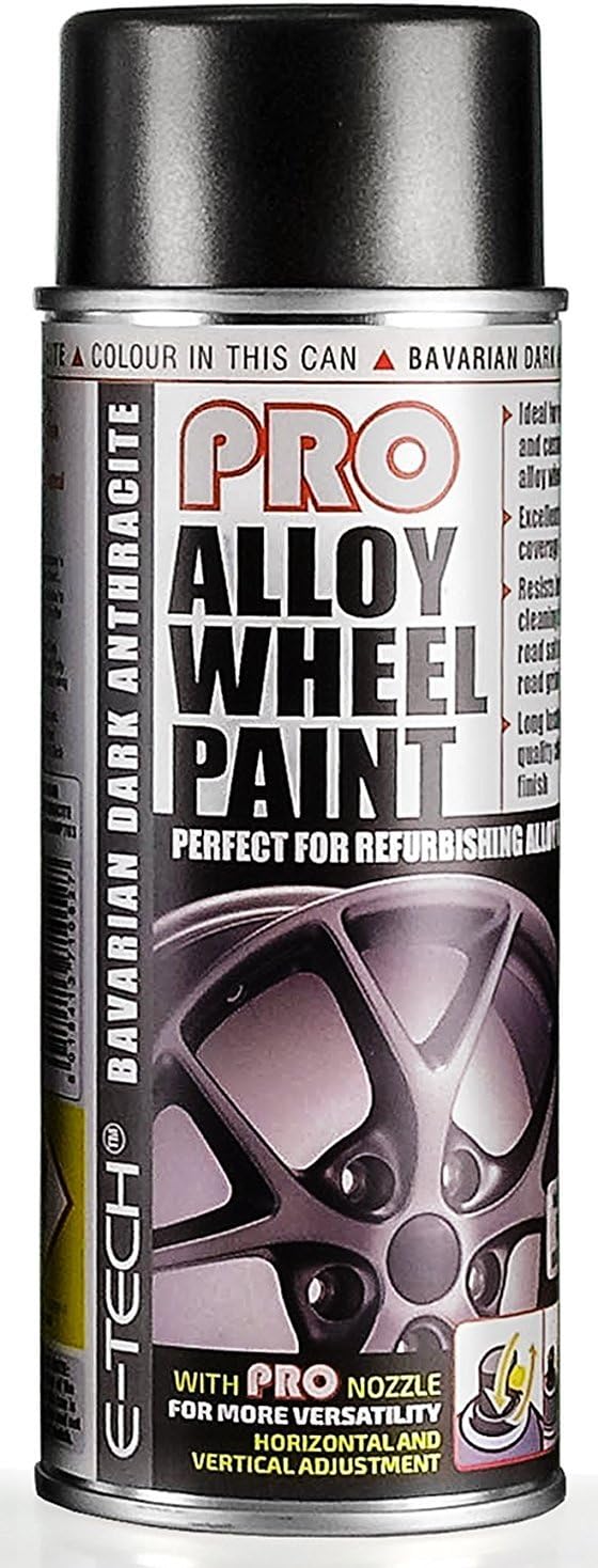 MP Essentials PRO 400ml Aerosol Spray Alloy Wheel Refurbish, Refresh & Customise Paint (Bavarian Dark Anthracite) - Image 3