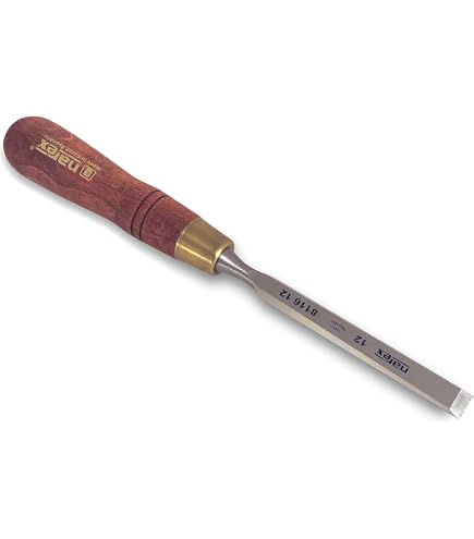 Narex 8-Piece Wood Chisel Set - Czech Steel, Sizes 6, 8, 10, 12, 16, 20, 26, 32 Mm - Beechwood Handles
