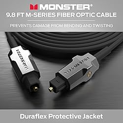 Monster M-Series 1000 Fiber Optical Audio Toslink