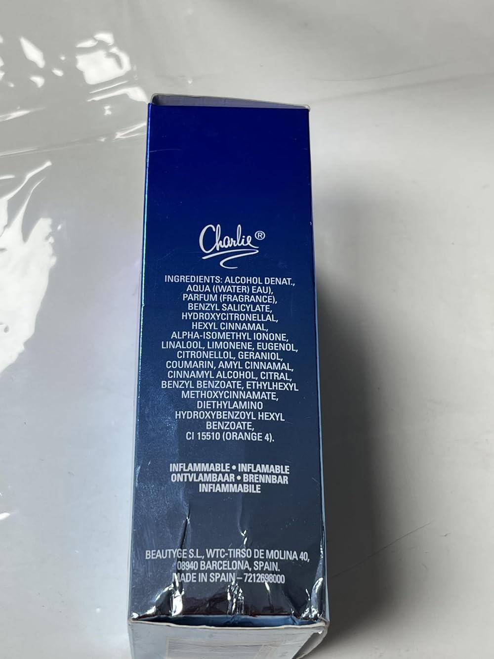 Revlon Charlie Blue Eau Fraiche Spray for Women 3.4 oz