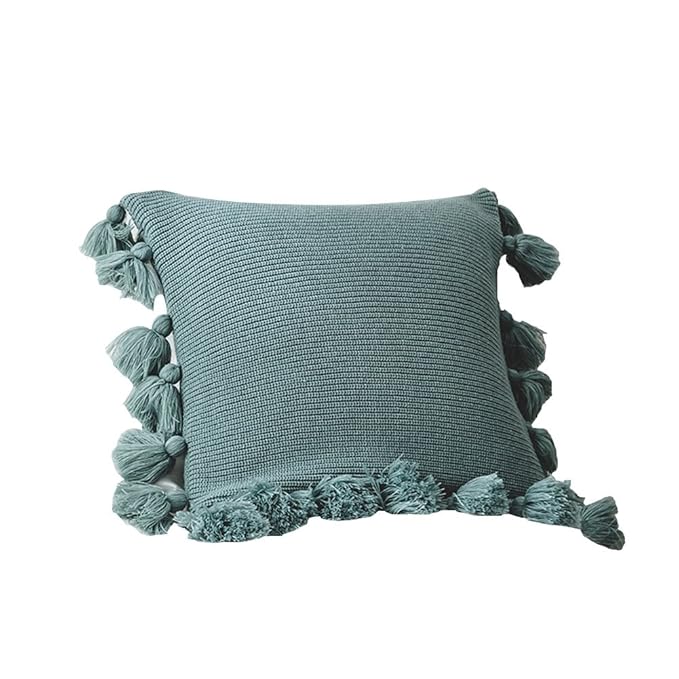 DOKOT Knit Boho Pillow Covers, Handwoven Decorative Throw