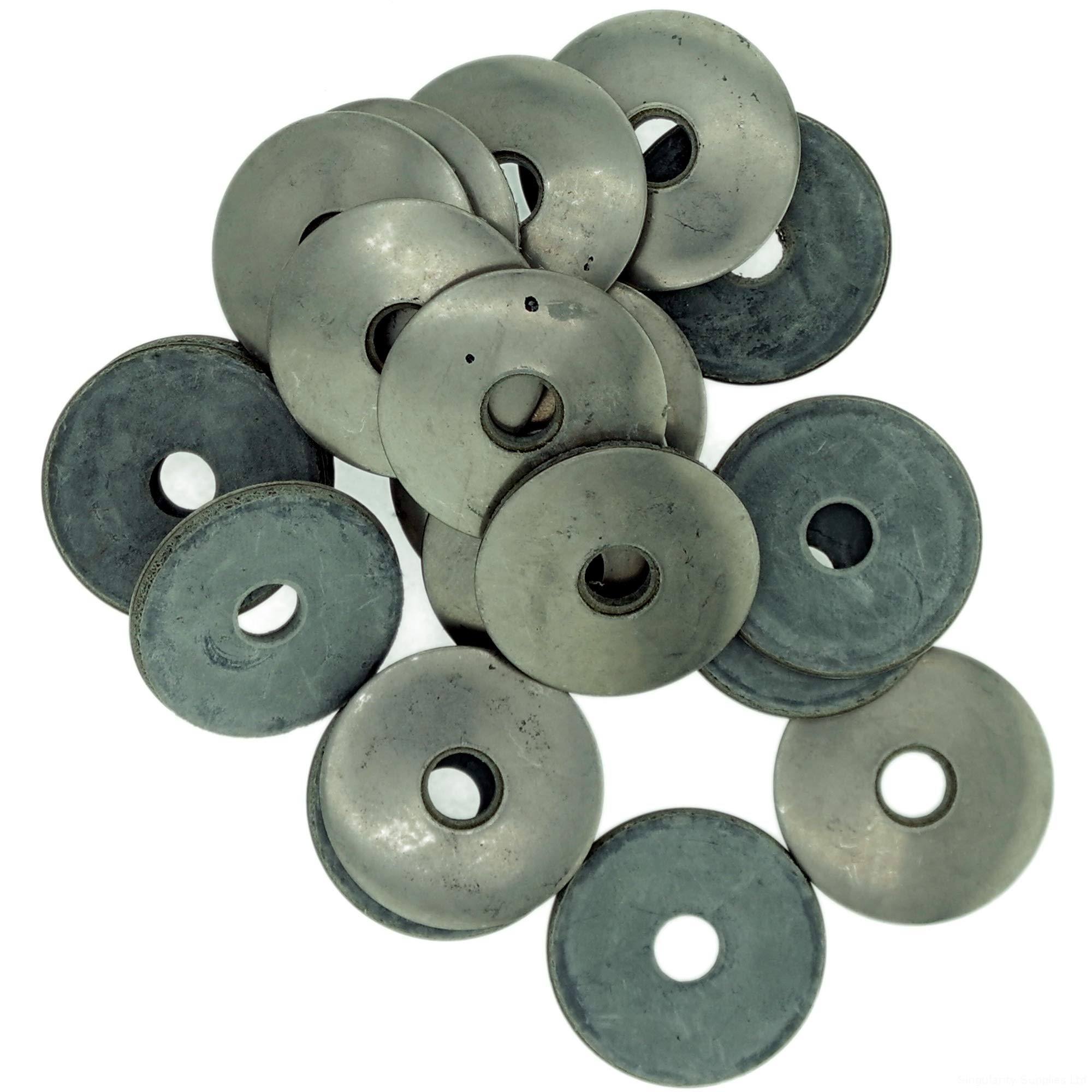 D5.3 (5.3mm x 16mm) Sealing Washer (Grey EPDM) - Stainless Steel (A2) (Pack of 20)