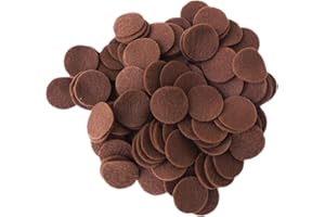 Playfully Ever After Cocoa Brown Craft Felt Circles (3/4 Inch - 150pc)