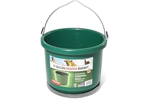 Farm Innovators Model HB-60 2-Gallon (9-Quart) Heated Bucket, 60-Watt