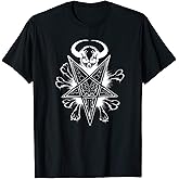 Devil Satan Thrasher Death Rock Hand Sign Headbanger T-shirt