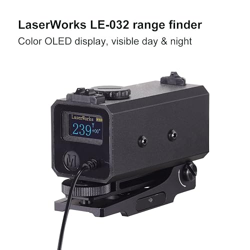 LaserWorks LE-032 Mini Laser Rangefinder Rifle Scope Mate Hunting