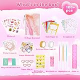 Lavliy Kids Journals Diary Craft Kit for Girls 4-12 A5 Journal Set view 5