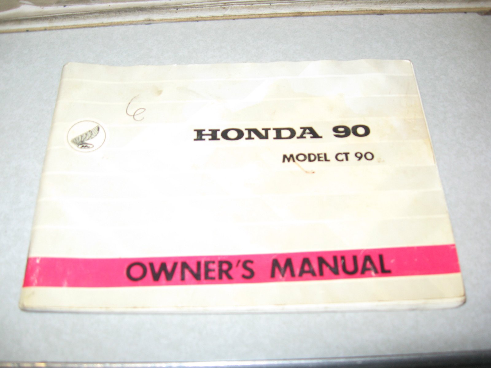 Honda CT90 K2 Owners Manual Trail 90 Owner's Manual (1970): Honda:  Amazon.com: Books