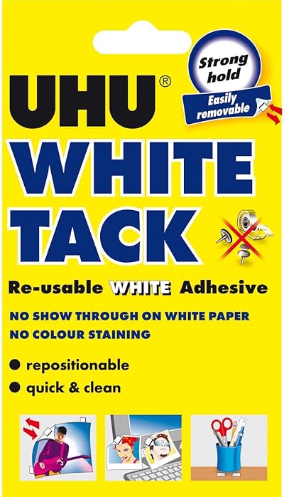 UHU White Tack Handy Re-usable Adhesive